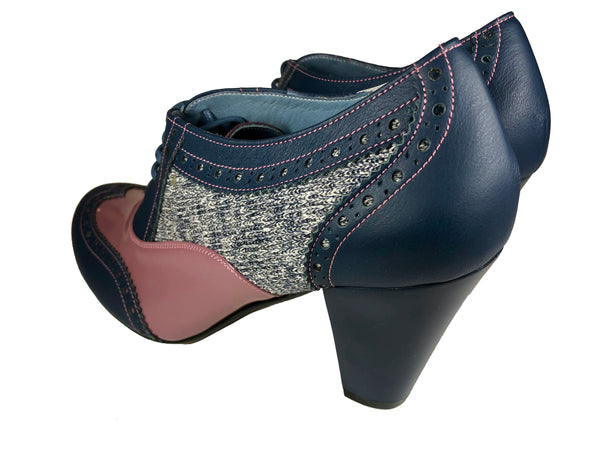 Mila - Blue/dusty rose