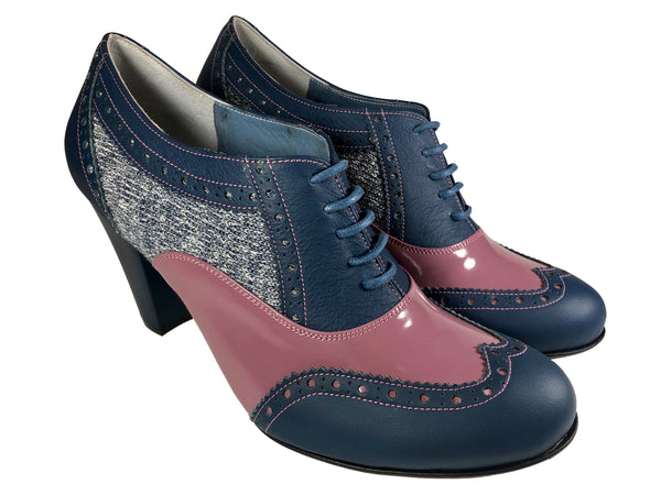 Mila - Blue/dusty rose