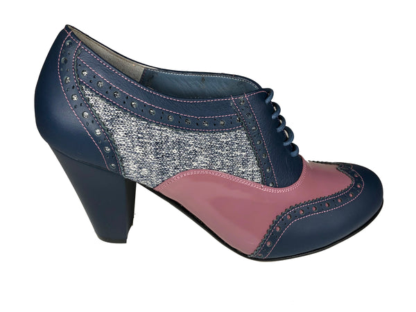 Mila - Blue/dusty rose